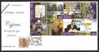 Cyprus Stamps SG 1225-32 2010 Cyprus Through The Ages Part 4 - Cachet Unofficial FDC (d142)