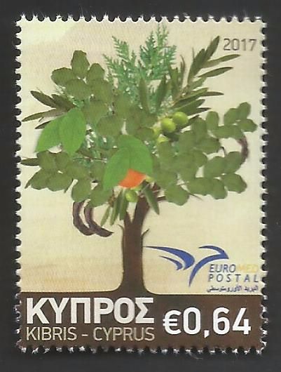 Cyprus Stamps Euromed 2017 - Trees of the Mediterranean