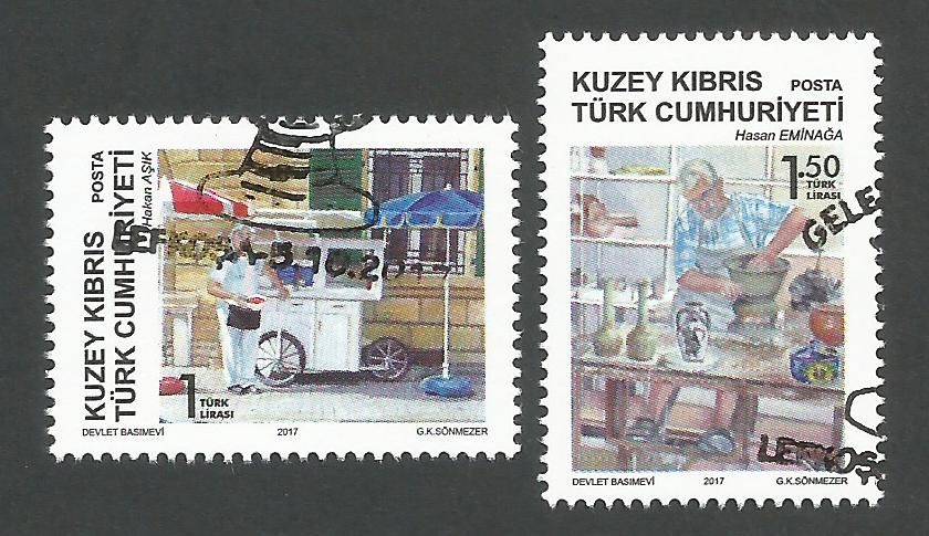 North Cyprus Stamps SG 2017 (e) The Masters of Tradition - CTO USED (k543)