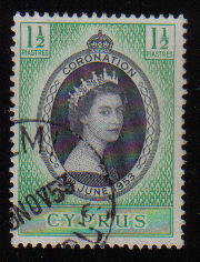 Cyprus Stamps SG 172 1953 Coronation - USED (d330)