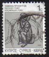 Cyprus Stamps 1989 Refugee Fund Tax SG 747 - USED (g589)