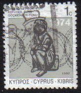 Cyprus Stamps 1992 Refugee Fund Tax SG 807 - USED (g579)