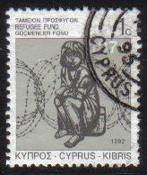 Cyprus Stamps 1992 Refugee Fund Tax SG 807 - USED (g577)