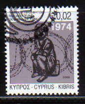 Cyprus Stamps 2009 Refugee Fund Tax SG 1181 First day of issue - CTO USED (