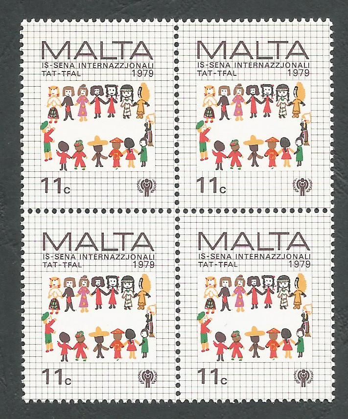 Malta Stamps SG 629 1979 11c Block of 4 - MINT