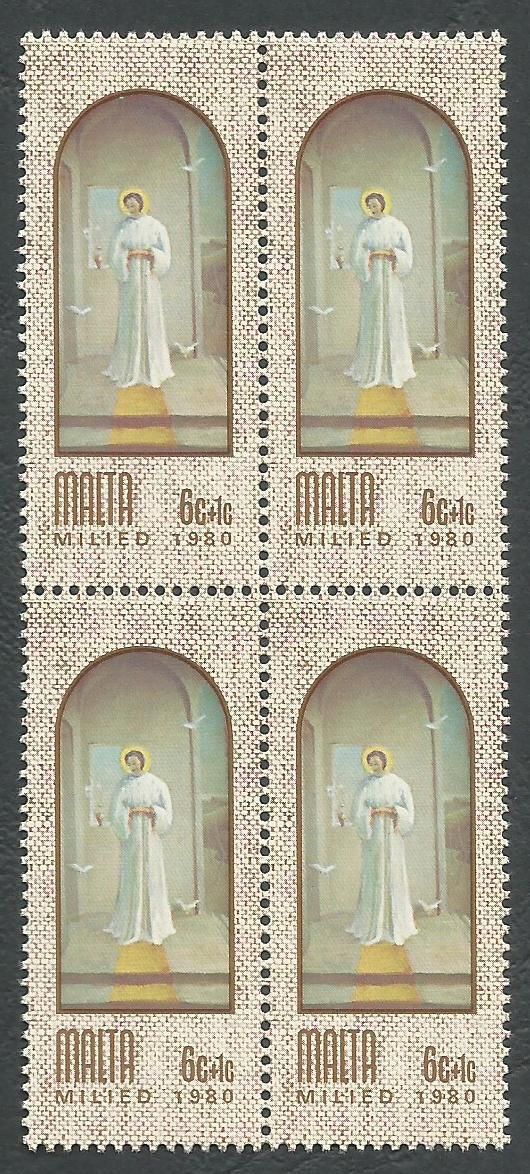 Malta Stamps SG 649 1980 6c Block of 4 - MINT