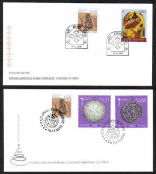 Cyprus Stamps SG 1233-35 2010 Christmas - Unofficial FDC (d415)
