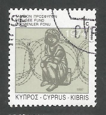 Cyprus Stamps 1997 Refugee Fund Tax SG 892 - USED (k684)
