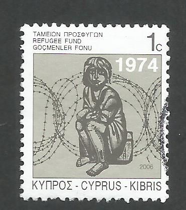 Cyprus Stamps 2006 Refugee Fund Tax SG 807 - USED (k677)