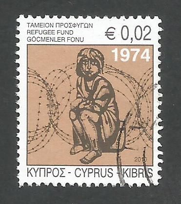 Cyprus Stamps 2010 Refugee Fund Tax SG 1218a - USED (k672)