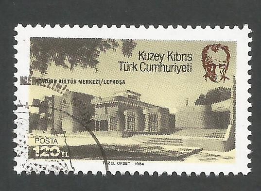 North Cyprus Stamps SG 153 1984 Ataturk Centre - USED (k692)