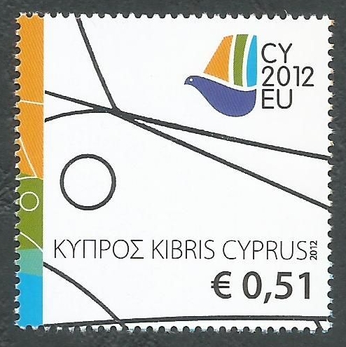 Cyprus Stamps SG 1279 2012 Cyprus Presidency of the Council of the EU - MINT