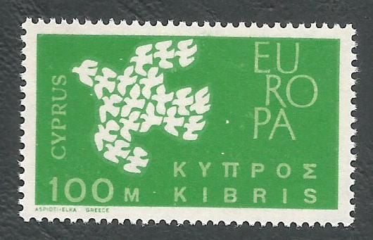 Cyprus Stamps SG 208 1962 100 Mils - MINT