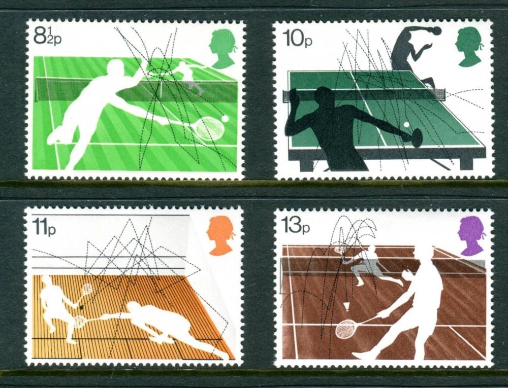 British Stamps 1977 Racket sports - MINT (k788)