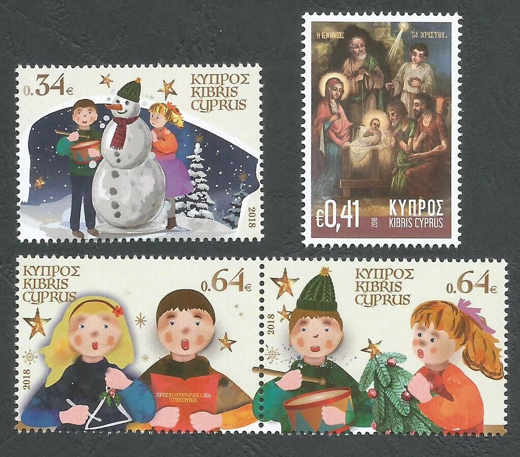 Cyprus Stamps SG 1446-49 2018 Christmas 2018 - MINT