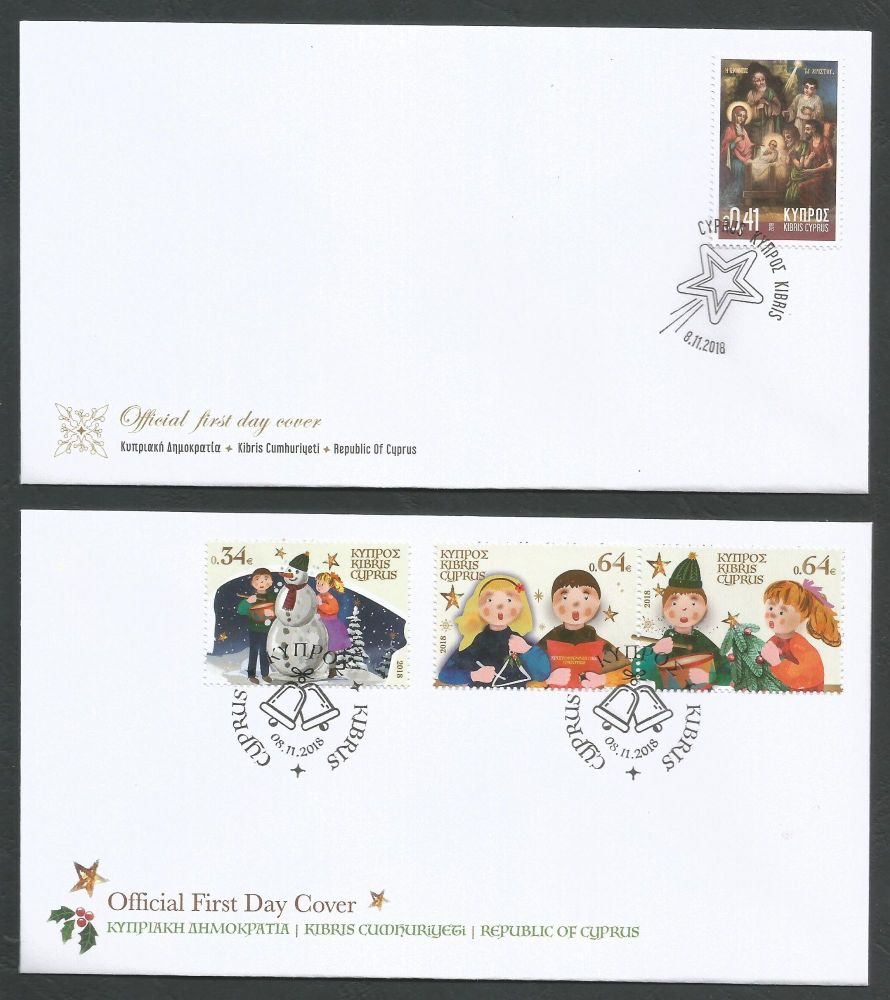 Cyprus Stamps SG 2018 (I) Christmas 2018 - Official FDC