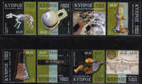 Cyprus Stamps SG 1137-44 2007 Cyprus Through the Ages Seperated - Part 1 MINT (d533)