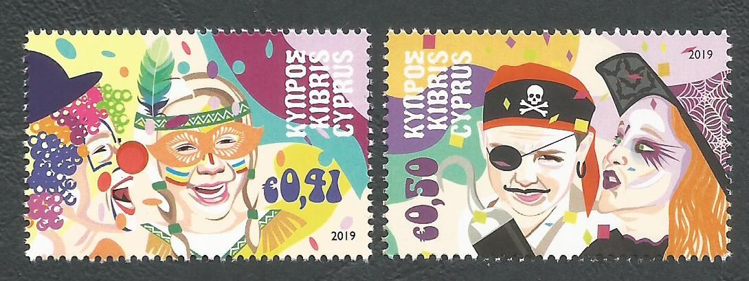 Cyprus Stamps SG 2019 (a) Carnival - MINT