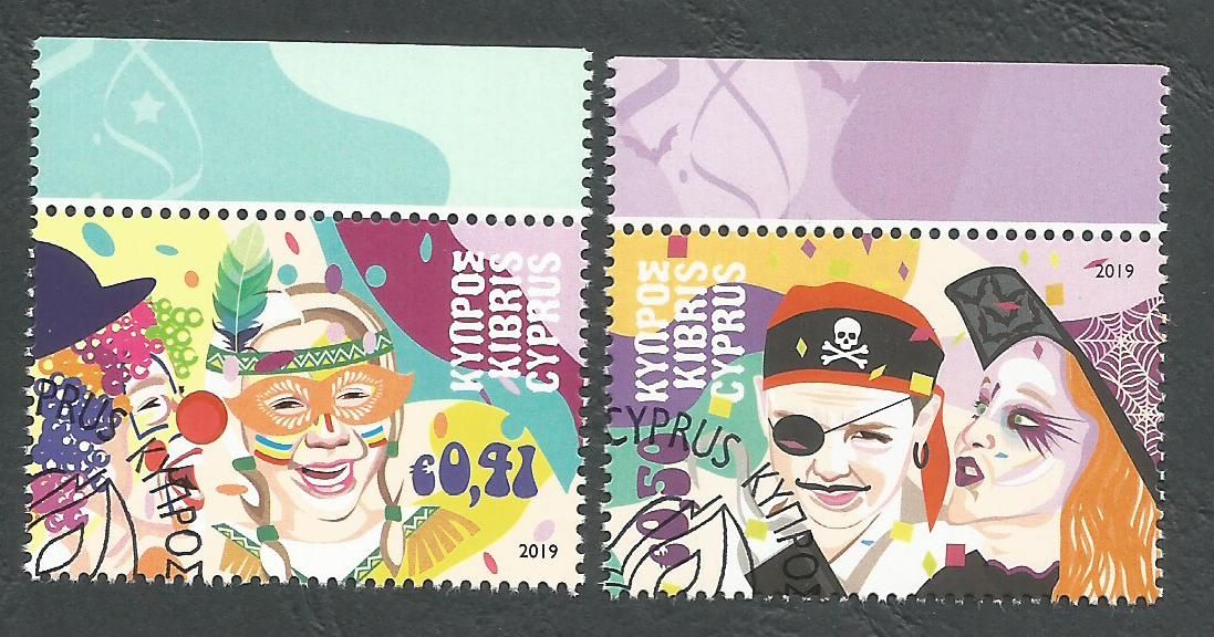 Cyprus Stamps SG 1451-52 2019 Carnival - CTO USED (k809)