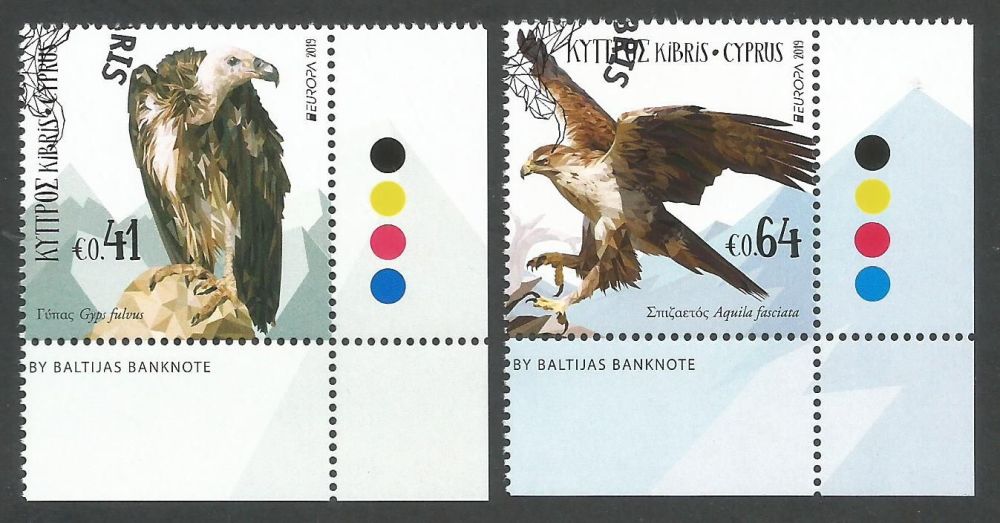 Cyprus Stamps SG 2019 (d) Europa National Birds - CTO USED (k838)