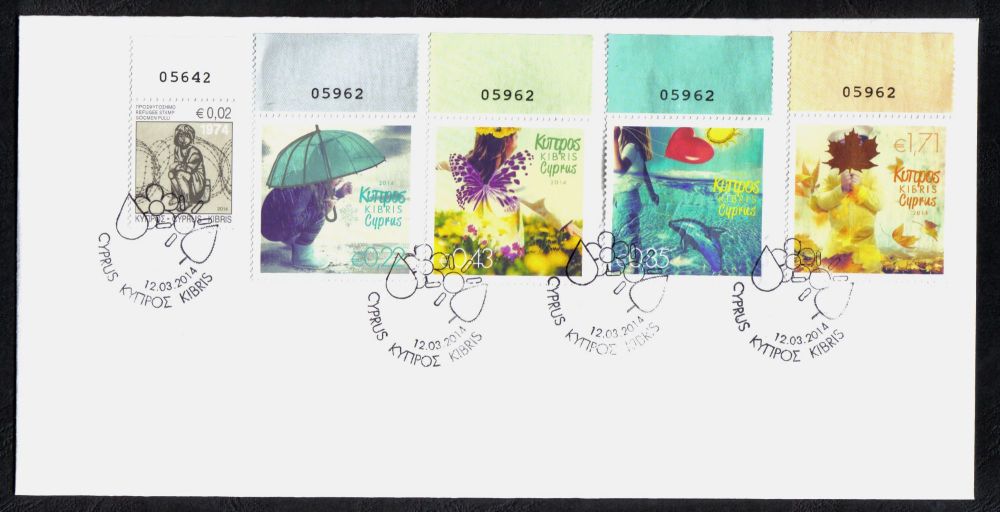 Cyprus Stamps SG 2014 (b) The four seasons of the year - Unofficial FDC (h742)