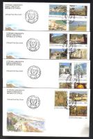 Cyprus Stamps SG 648-62 1985 6th Definitives Pictorial Scenes - Official FDC 
