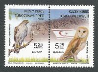 North Cyprus Stamps SG 0853-54 2019 Europa National Birds - MINT