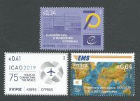 Cyprus Stamps SG 1467-69 2019 Anniversaries and Events - MINT
