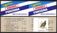 Cyprus Stamps Advertising booklet - Cyprina Viagrex Fontana MINT (d718)