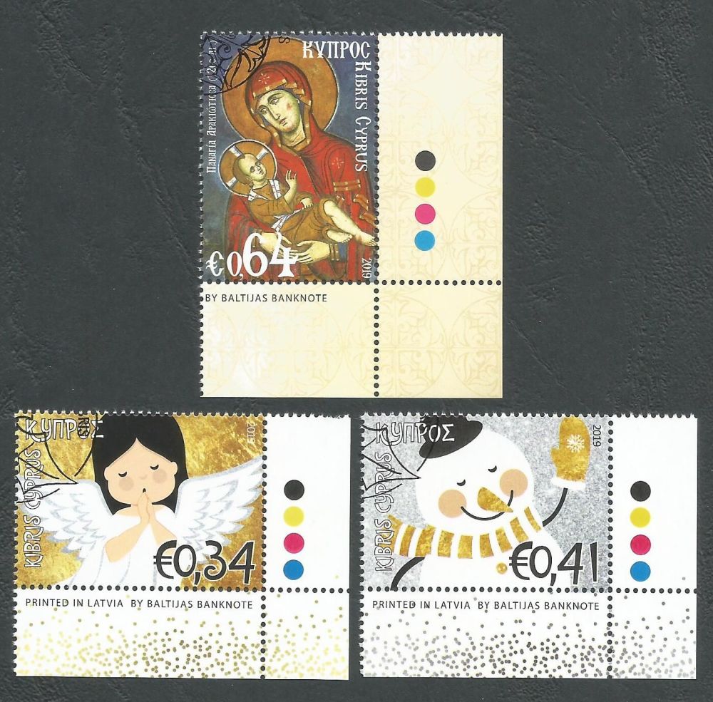 Cyprus Stamps SG 1470-72 2019 Christmas - CTO USED (L126)