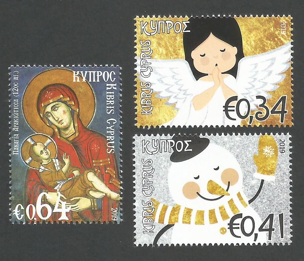Cyprus Stamps SG 1470-72 2019 Christmas - MINT