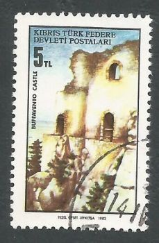 North Cyprus Stamps SG 123 1982 5TL - USED (L077)
