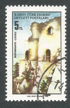 North Cyprus Stamps SG 123 1982 5TL - USED (L078)