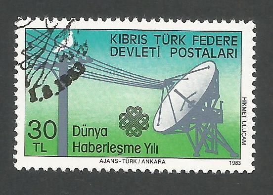 North Cyprus Stamps SG 138 1983 30TL - USED (L088)