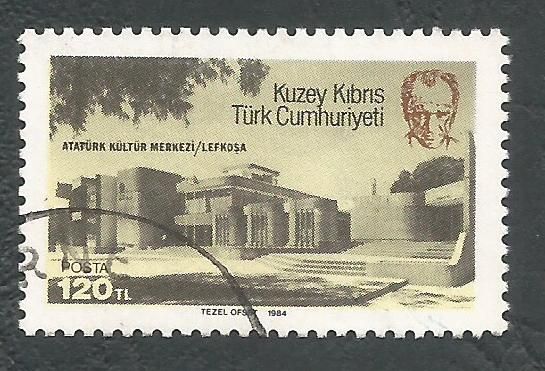 North Cyprus Stamps SG 153 1984 Ataturk Centre - USED (L096)