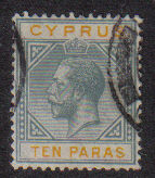 Cyprus Stamps SG 086 1923 Ten Paras - USED (d678)