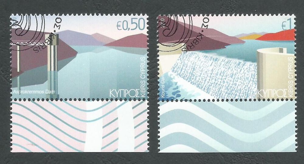 Cyprus Stamps SG 2020 (b) Water reservoirs - CTO USED (L133)