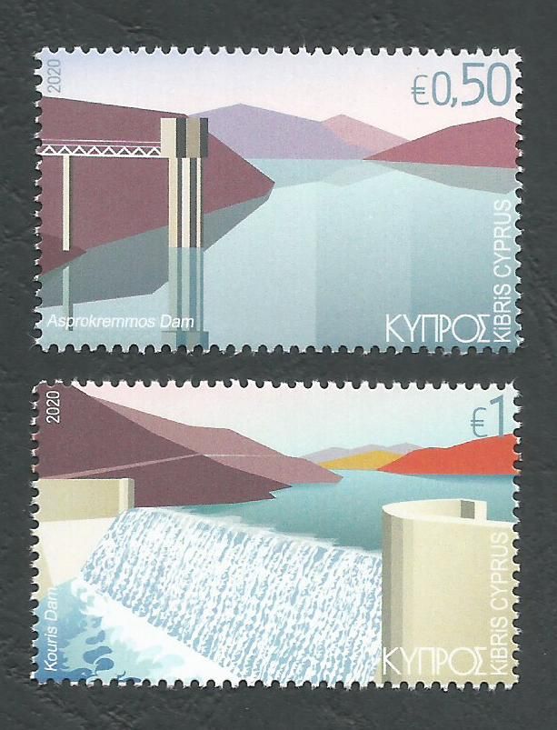 Cyprus Stamps SG 2020 (b) Water reservoirs - MINT