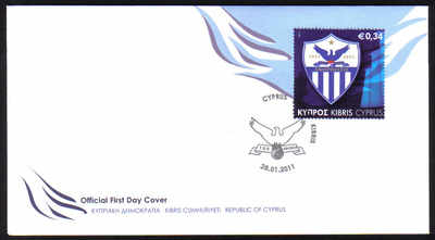 Cyprus Stamps SG 1237 2011 Centenary of the founding of Anorthosis Famagusta Athletic and Cultural Club - Official FDC