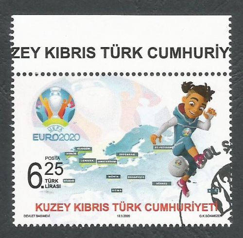 North Cyprus Stamps SG 2020 (a) UEFA EURO 2020 Football Championship - CTO