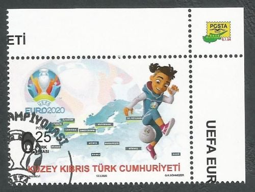North Cyprus Stamps SG 2020 (a) UEFA EURO 2020 Football Championship - CTO