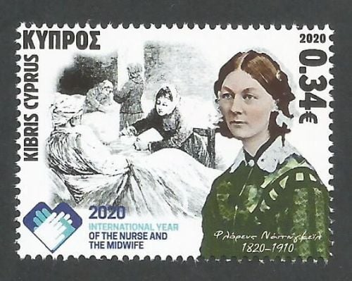 Cyprus Stamps SG 2020 (f) International year of the Nurse and Midwife and 2