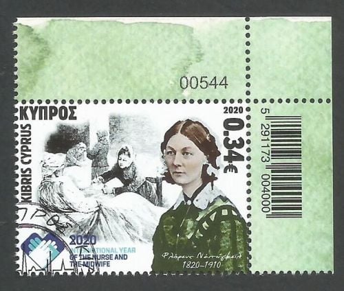 Cyprus Stamps SG 2020 (f) International year of the Nurse and Midwife and 2