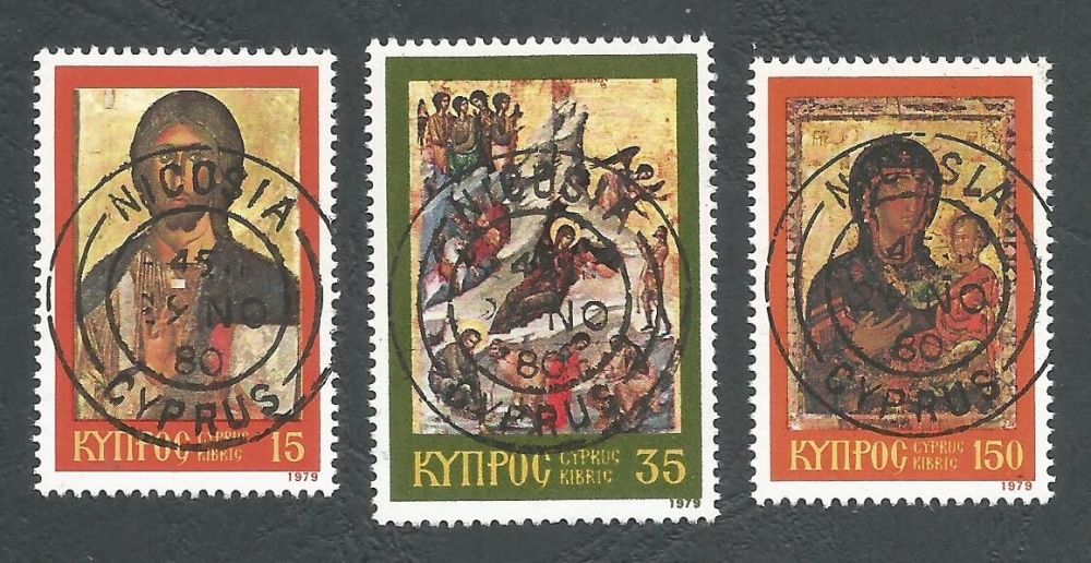 Cyprus Stamps SG 533-35 1979 Christmas - CTO USED (L215)