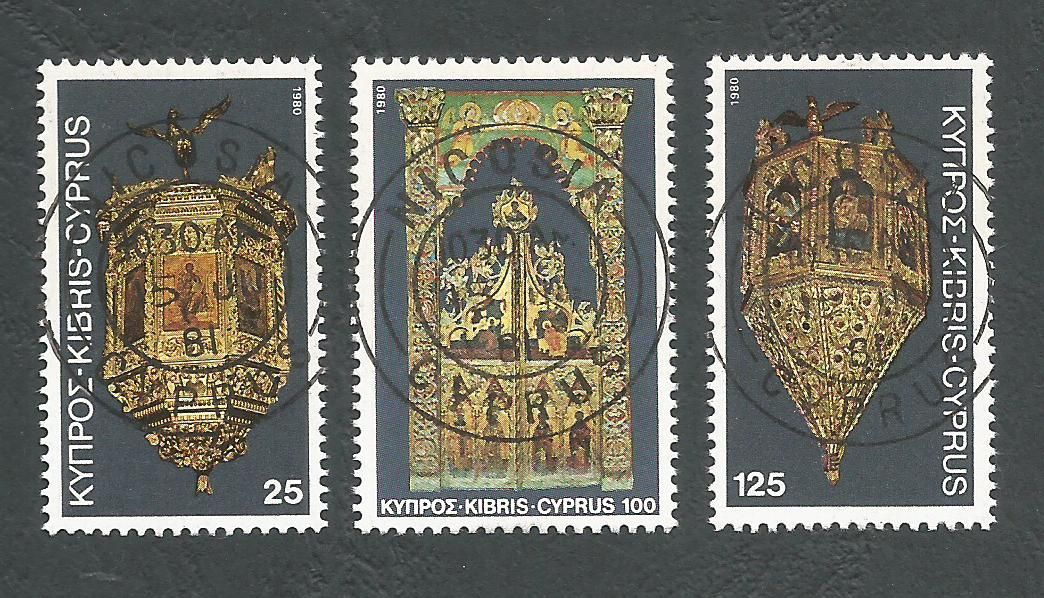 Cyprus Stamps SG 564-66 1980 Christmas - CTO USED (L197)