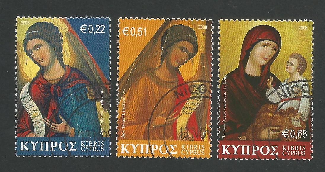 Cyprus Stamps SG 1178-80 2008 Christmas - CTO USED (L266)
