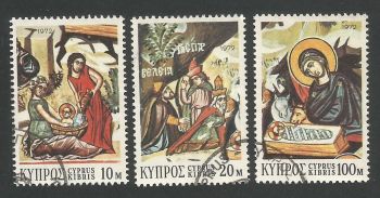 Cyprus Stamps SG 397-99 1972 Christmas - USED (L290)