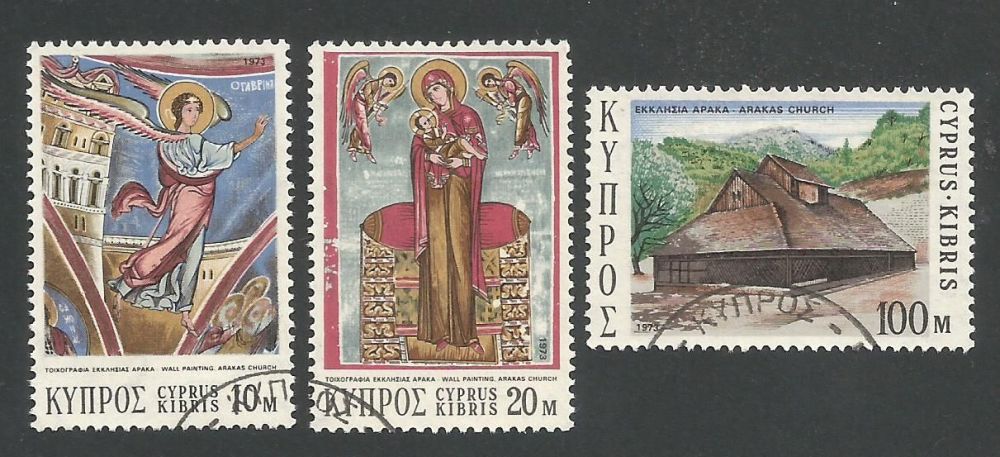 Cyprus Stamps SG 416-18 1973 Christmas - USED (L295)