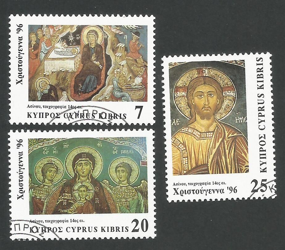 Cyprus Stamps SG 918-20 1996 Christmas - USED (L342)