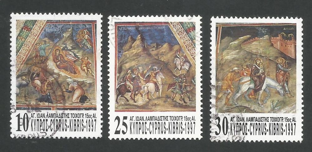 Cyprus Stamps SG 931-33 1997 Christmas - USED (L345)